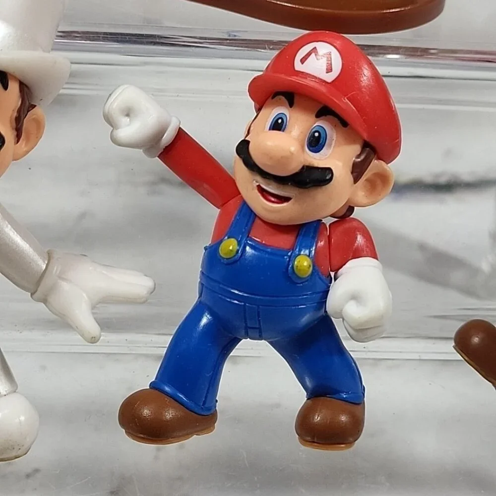 Nintendo Super Mario Bros Figures Lot‎ Of 8 Yoshi Toad Gumba Gamer Cake Toppers